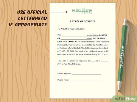 Set 2 Print your letter on official letterhead whenever fitting.